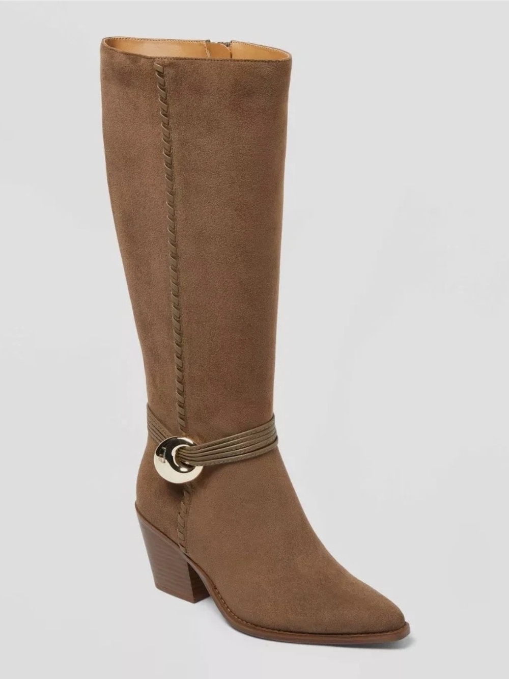 Women Rio Whip Stitch Tall Boots with Memory Foam Insole
